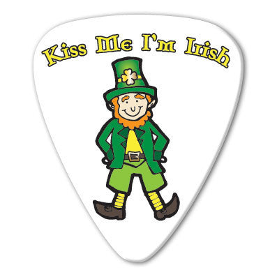 Ireland - Kiss Me I'm Irish Picks (10 pack) - Custom Printed Picks - Custom Plektrum - Plektren Bedrucken - puas personalizadas