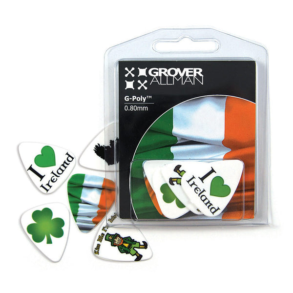 Countries of the World - Ireland Multi Pack - Custom Printed Picks - Custom Plektrum - Plektren Bedrucken - puas personalizadas