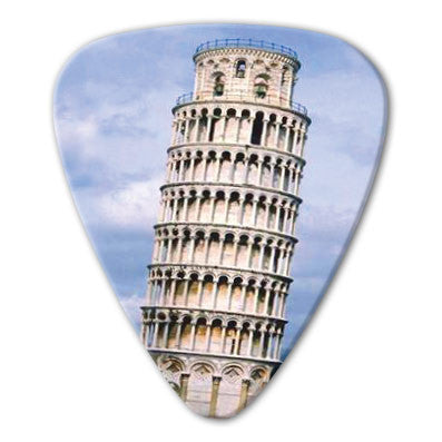 Italy - Tower of Pisa Picks (10 pack) - Custom Printed Picks - Custom Plektrum - Plektren Bedrucken - puas personalizadas
