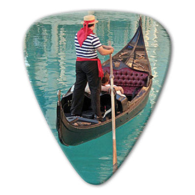 Italy - Gondola Picks (10 pack) - Custom Printed Picks - Custom Plektrum - Plektren Bedrucken - puas personalizadas