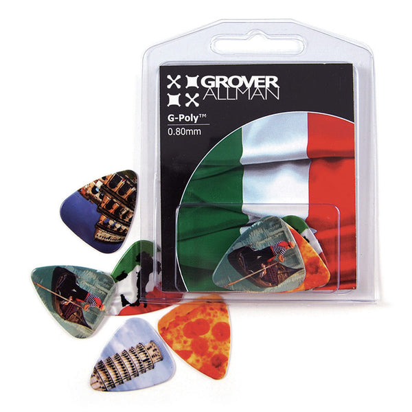 Countries of the World - Italy Multi Pack - Custom Printed Picks - Custom Plectrum - Plektren Bedrucken - Mediators - 3