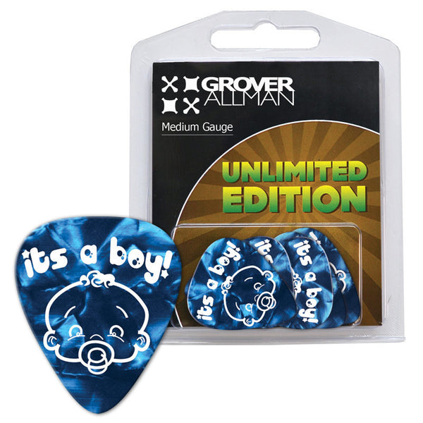 Unlimited Edition - It's a Boy Multi Pack - Custom Printed Picks - Custom Plectrum - Plektren Bedrucken - Mediators - 1