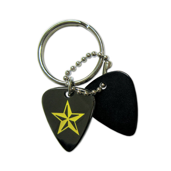 Pick Keyring - Star - Custom Printed Picks - Custom Plektrum - Plektren Bedrucken - puas personalizadas
