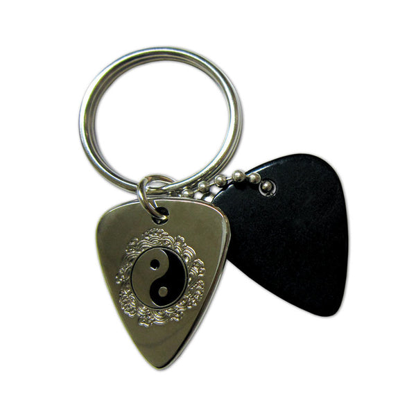 Pick Keyring - Yin Yang - Custom Printed Picks - Custom Plektrum - Plektren Bedrucken - puas personalizadas