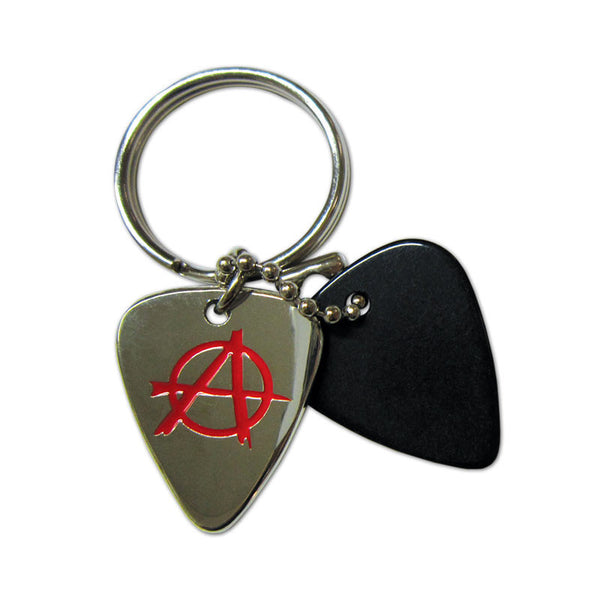 Pick Keyring - Anarchy - Custom Printed Picks - Custom Plektrum - Plektren Bedrucken - puas personalizadas