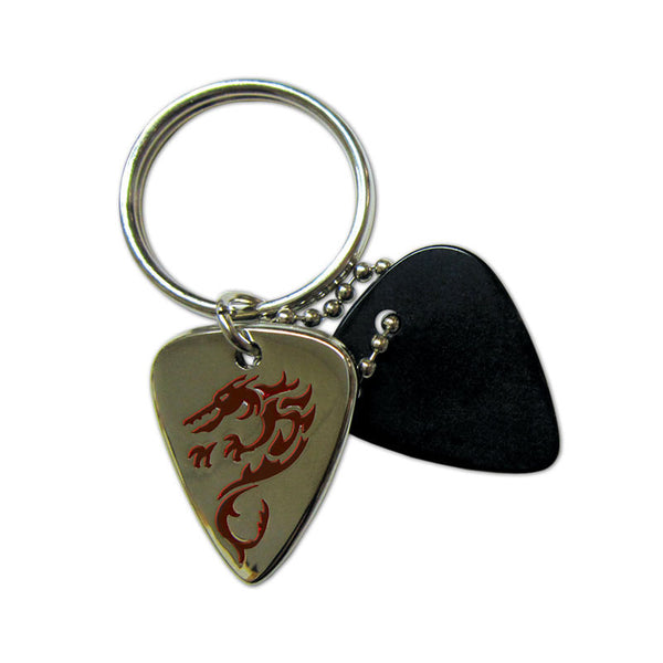 Pick Keyring - Dragon - Custom Printed Picks - Custom Plektrum - Plektren Bedrucken - puas personalizadas