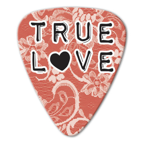 Love Theme - True Love Picks (10 pack) - Custom Printed Picks - Custom Plektrum - Plektren Bedrucken - puas personalizadas