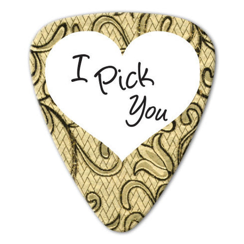 Love Theme - I Pick You Picks (10 pack) - Custom Printed Picks - Custom Plektrum - Plektren Bedrucken - puas personalizadas