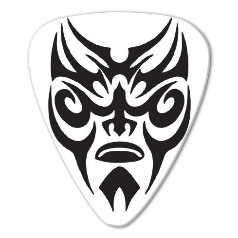 Maori Theme - Tribal Face Picks (10 pack) - Custom Printed Picks - Custom Plektrum - Plektren Bedrucken - puas personalizadas