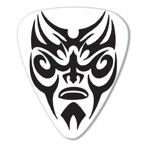 Maori Theme - Tribal Face Picks (10 pack) - Custom Printed Picks - Custom Plektrum - Plektren Bedrucken - puas personalizadas