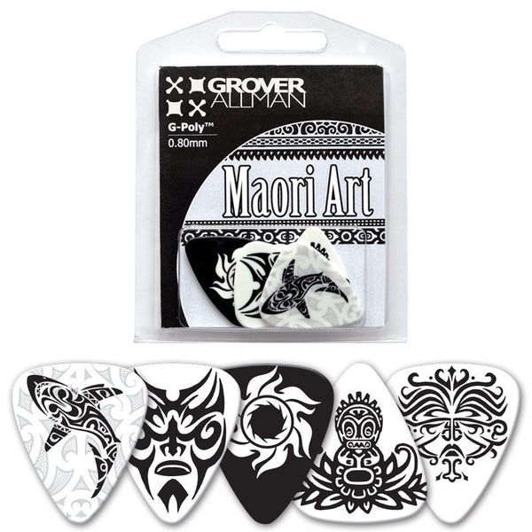 Themed Series - Maori Multi Pack - Custom Printed Picks - Custom Plectrum - Plektren Bedrucken - Mediators - 1