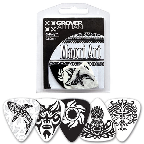 Themed Series - Maori Multi Pack - Custom Printed Picks - Custom Plectrum - Plektren Bedrucken - Mediators - 1
