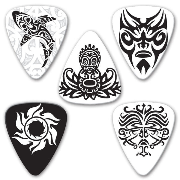 Themed Series - Maori Multi Pack - Custom Printed Picks - Custom Plectrum - Plektren Bedrucken - Mediators - 2