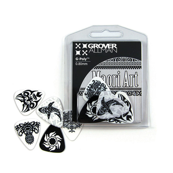 Themed Series - Maori Multi Pack - Custom Printed Picks - Custom Plectrum - Plektren Bedrucken - Mediators - 3