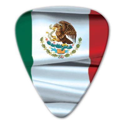 Mexico - Mexican Photo Flag Picks (10 pack) - Custom Printed Picks - Custom Plektrum - Plektren Bedrucken - puas personalizadas