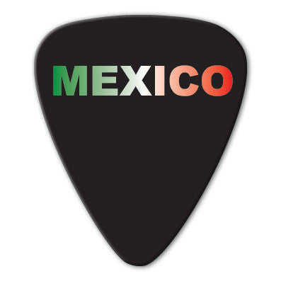 Mexico - Mexico Text Picks (10 pack) - Custom Printed Picks - Custom Plektrum - Plektren Bedrucken - puas personalizadas