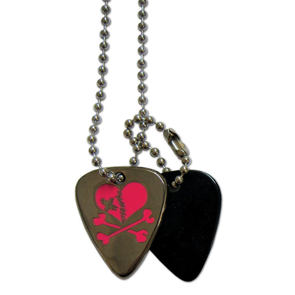 Pick Necklace - Broken Heart - Custom Printed Picks - Custom Plektrum - Plektren Bedrucken - puas personalizadas