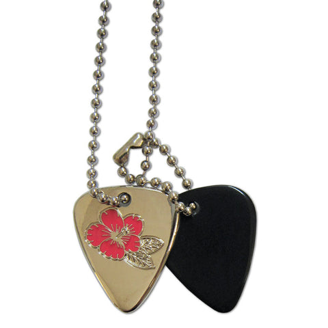Pick Necklace - Flower - Custom Printed Picks - Custom Plektrum - Plektren Bedrucken - puas personalizadas