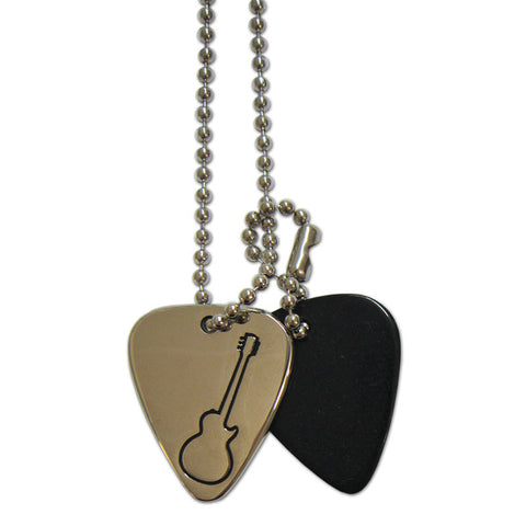Pick Necklace - Guitar Outline - Custom Printed Picks - Custom Plektrum - Plektren Bedrucken - puas personalizadas