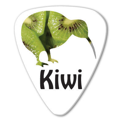 New Zealand - Kiwi Picks (10 pack) - Custom Printed Picks - Custom Plektrum - Plektren Bedrucken - puas personalizadas