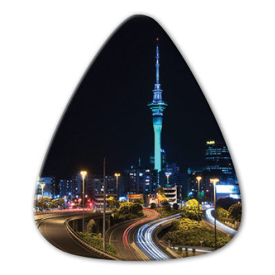 New Zealand - NZ Skyline Picks (10 pack) - Custom Printed Picks - Custom Plektrum - Plektren Bedrucken - puas personalizadas