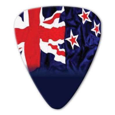 New Zealand - NZ Photo Flag Picks (10 pack) - Custom Printed Picks - Custom Plektrum - Plektren Bedrucken - puas personalizadas