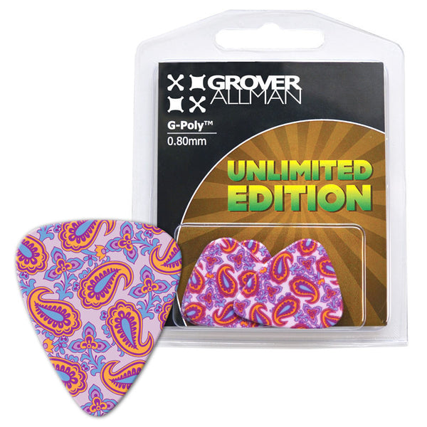 Unlimited Edition - Paisley Multi Pack - Custom Printed Picks - Custom Plectrum - Plektren Bedrucken - Mediators - 1