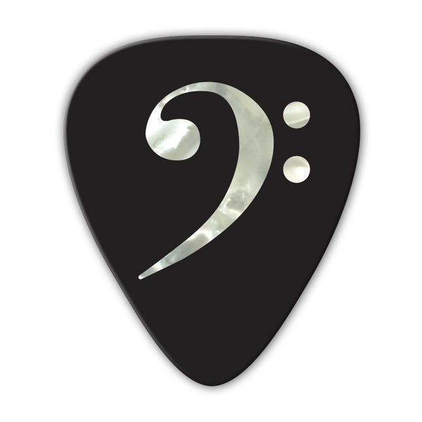 Unlimited Edition - Pearl Bass Clef Multi Pack - Custom Printed Picks - Custom Plectrum - Plektren Bedrucken - Mediators - 2