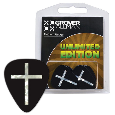Unlimited Edition - Pearl Christian Cross Multi Pack - Custom Printed Picks - Custom Plectrum - Plektren Bedrucken - Mediators - 1