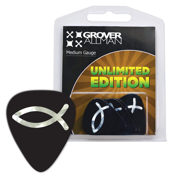 Unlimited Edition - Pearl Christian Fish Multi Pack - Custom Printed Picks - Custom Plectrum - Plektren Bedrucken - Mediators - 1
