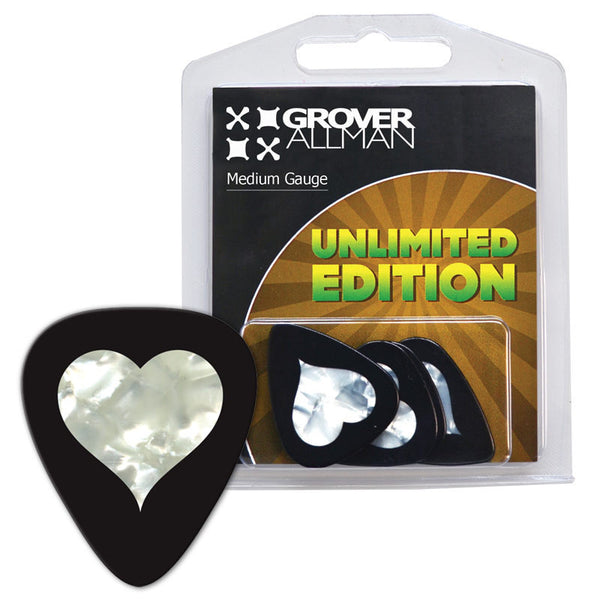 Unlimited Edition - Pearl Heart Multi Pack - Custom Printed Picks - Custom Plectrum - Plektren Bedrucken - Mediators - 1