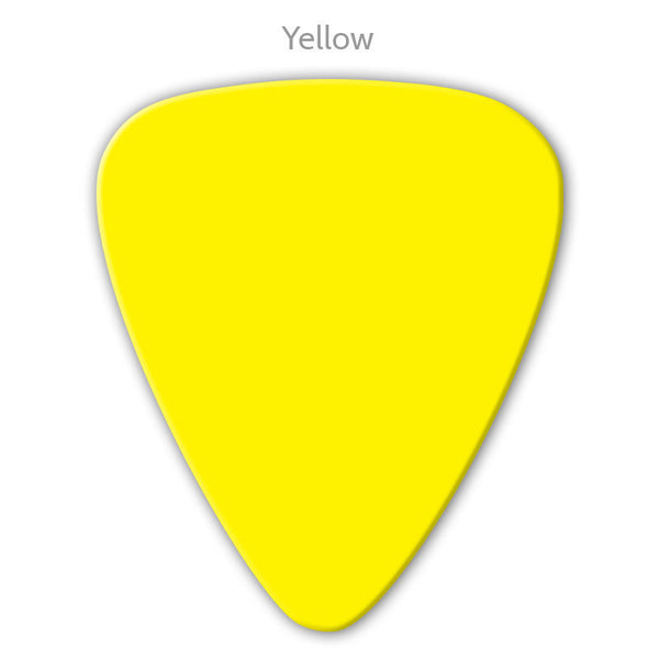 G-Poly ISO Shape Metallic Ink Picks - Double Sided - Custom Printed Picks - Custom Plektrum - Plektren Bedrucken - puas personalizadas