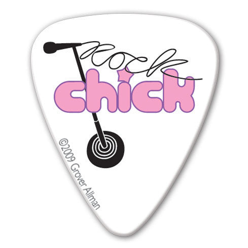 Rock Chick - Rock Chick Mic Picks (10 pack) - Custom Printed Picks - Custom Plectrum - Plektren Bedrucken - Mediators