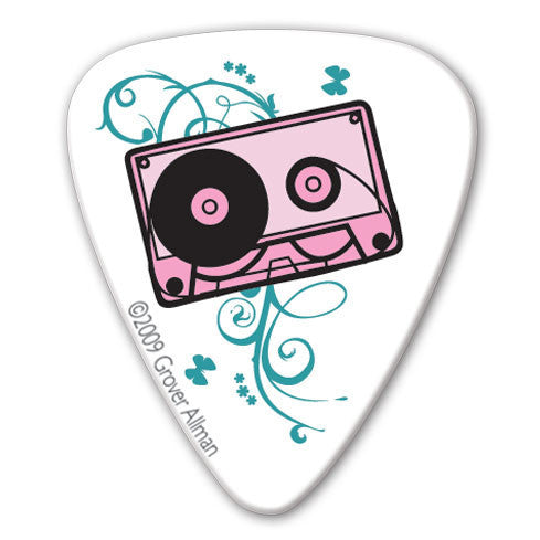 Rock Chick - Cassette Picks (10 pack) - Custom Printed Picks - Custom Plectrum - Plektren Bedrucken - Mediators