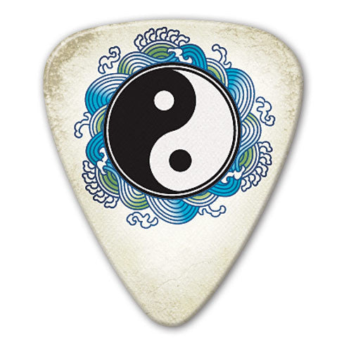 Retro Series - Yin Yang Picks (10 pack) - Custom Printed Picks - Custom Plectrum - Plektren Bedrucken - Mediators