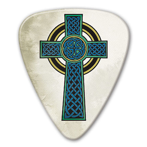 Retro Series - Celtic Cross Picks (10 pack) - Custom Printed Picks - Custom Plectrum - Plektren Bedrucken - Mediators