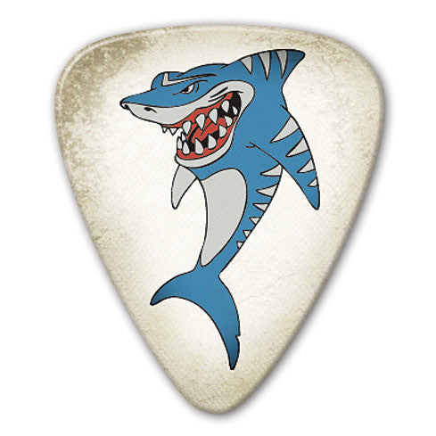 Retro Series - Shark Picks (10 pack) - Custom Printed Picks - Custom Plectrum - Plektren Bedrucken - Mediators