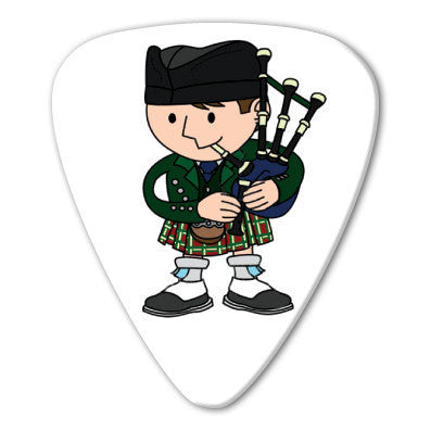 Scotland - Bagpipes Picks (10 pack) - Custom Printed Picks - Custom Plectrum - Plektren Bedrucken - Mediators