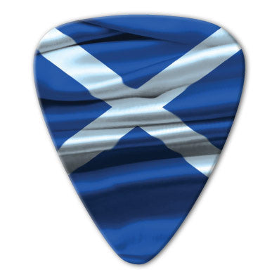 Scotland - Scottish Photo Flag Picks (10 pack) - Custom Printed Picks - Custom Plectrum - Plektren Bedrucken - Mediators