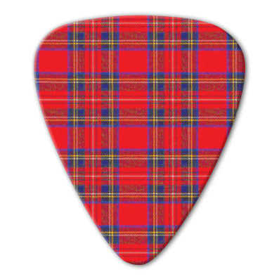 Scotland - Tartan Picks (10 pack) - Custom Printed Picks - Custom Plectrum - Plektren Bedrucken - Mediators
