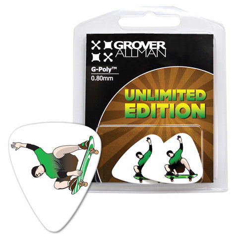 Unlimited Edition - Skater Multi Pack - Custom Printed Picks - Custom Plectrum - Plektren Bedrucken - Mediators - 1