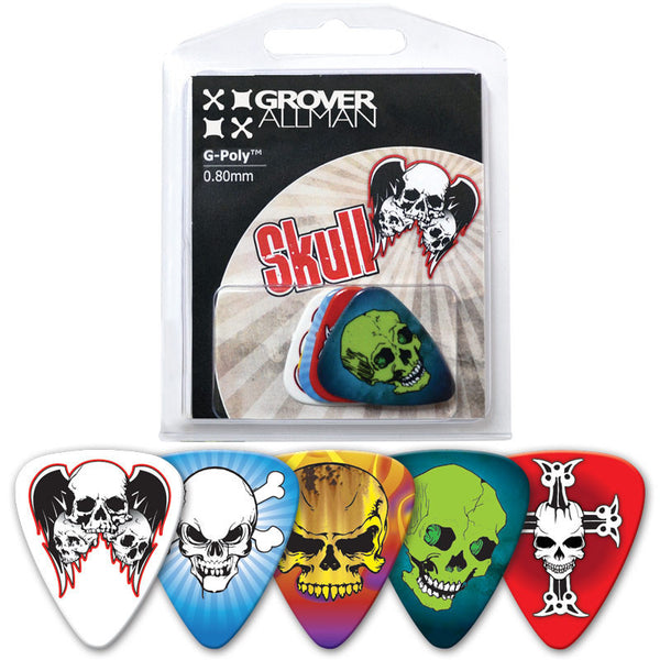 Themed Series - Skull Multi Pack - Custom Printed Picks - Custom Plectrum - Plektren Bedrucken - Mediators - 1