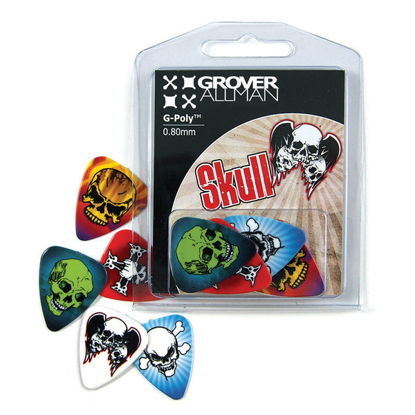 Themed Series - Skull Multi Pack - Custom Printed Picks - Custom Plectrum - Plektren Bedrucken - Mediators - 3