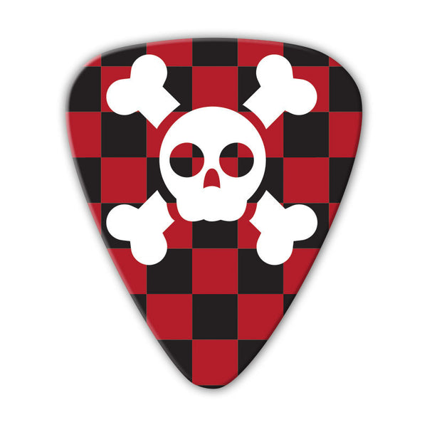 Unlimited Edition - Skull & Checker Multi Pack - Custom Printed Picks - Custom Plectrum - Plektren Bedrucken - Mediators - 2