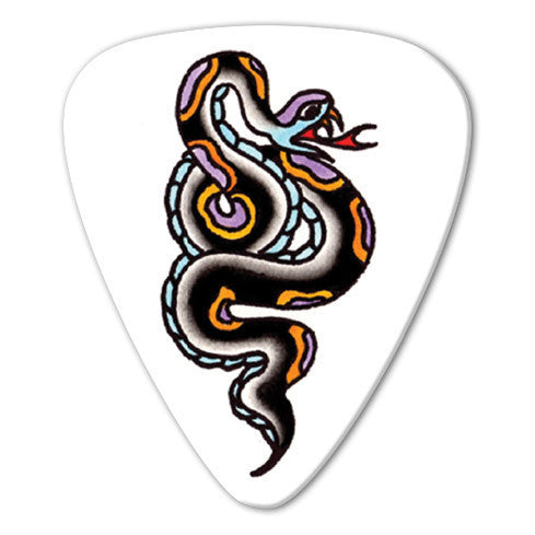 Steen Jones - Black Snake Picks (10 pack) - Custom Printed Picks - Custom Plectrum - Plektren Bedrucken - Mediators