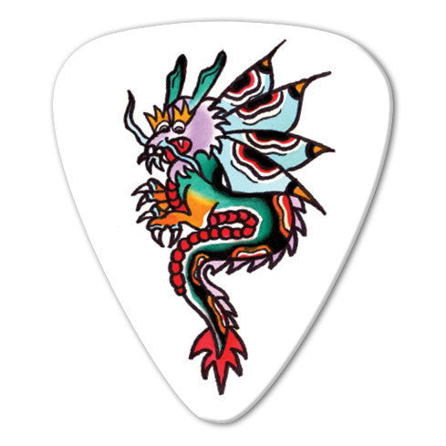 Steen Jones - Dragon Picks (10 pack) - Custom Printed Picks - Custom Plectrum - Plektren Bedrucken - Mediators
