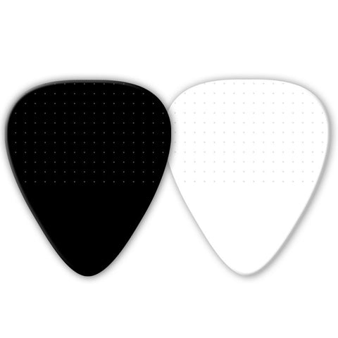 Celluloid Standard Shape TRU GRIP Picks - Single Sided - Custom Printed Picks - Custom Plektrum - Plektren Bedrucken - puas personalizadas