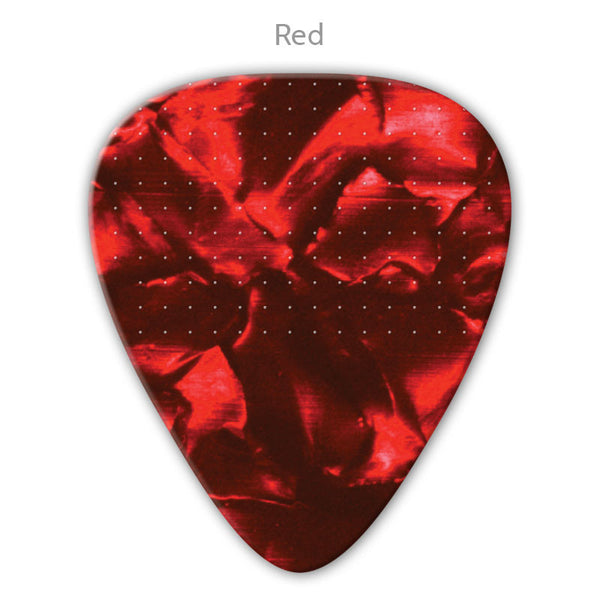 Vintage Celluloid TRU GRIP Picks - Double Sided - Custom Printed Picks - Custom Plectrum - Plektren Bedrucken - Mediators - 10
