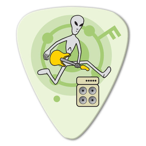 Unlimited Edition - Eddie Van Alien Picks (10 pack) - Custom Printed Picks - Custom Plectrum - Plektren Bedrucken - Mediators