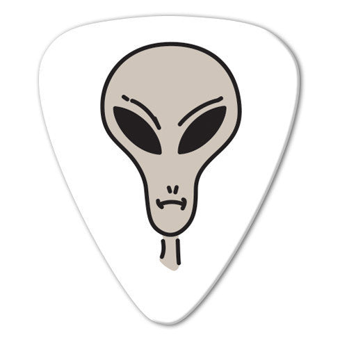 Unlimited Edition - Alien Head Picks (10 pack) - Custom Printed Picks - Custom Plectrum - Plektren Bedrucken - Mediators